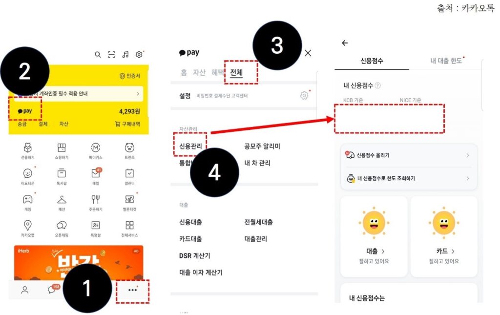 개인신용등급확인