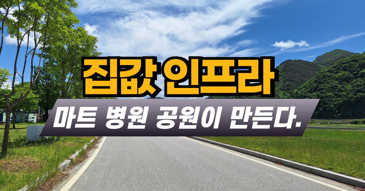집값 인프라 